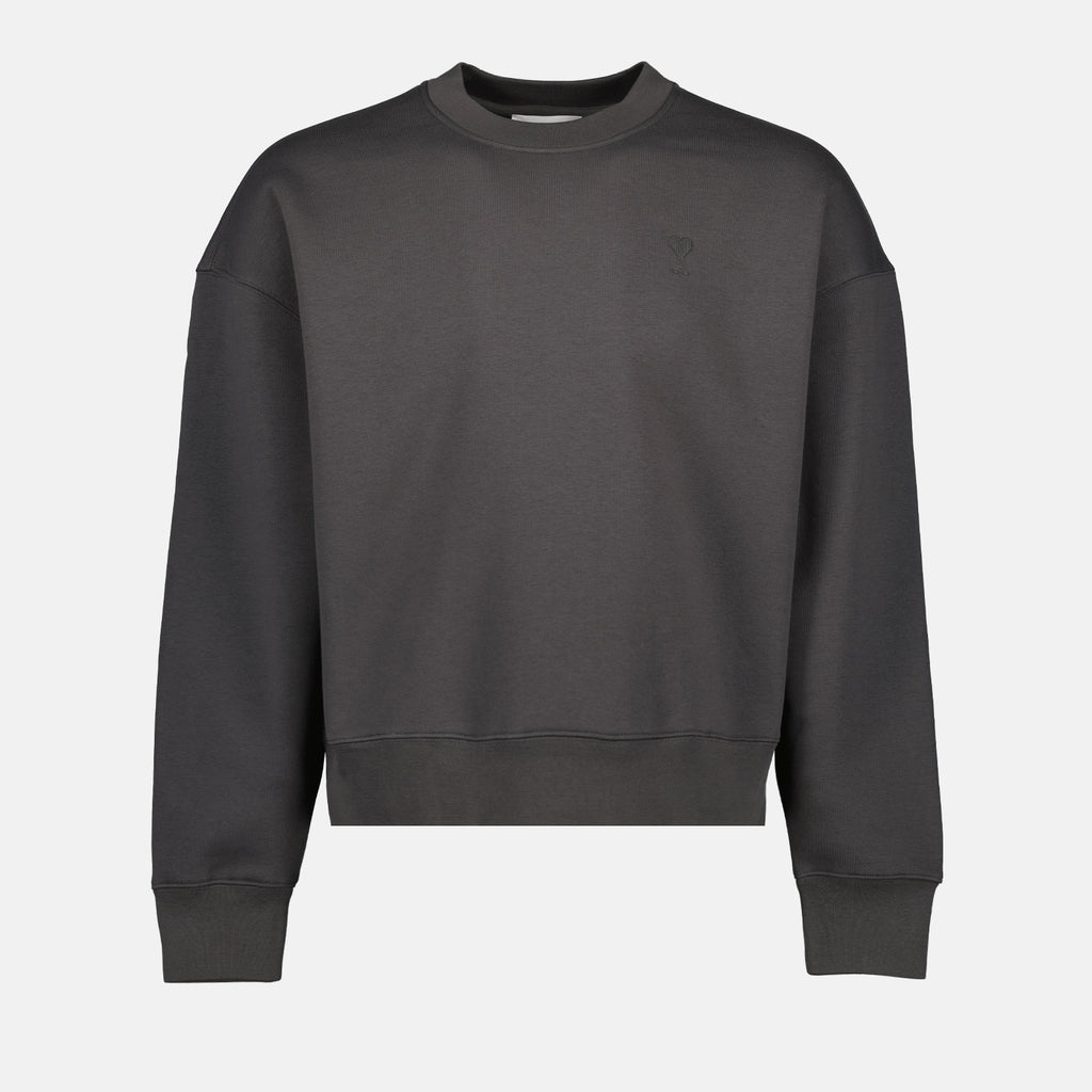 Sudaderas Sweatshirt Ami de Coeur Ami PARIS Gris Unisexo