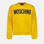 Sweatshirts Sweatshirt à logo Moschino Gelb Homme