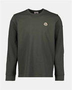 T-shirt Sweatshirt à logo Moncler Verde Homme
