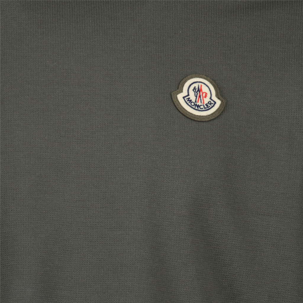 T-shirt Sweatshirt à logo Moncler Verde Homme