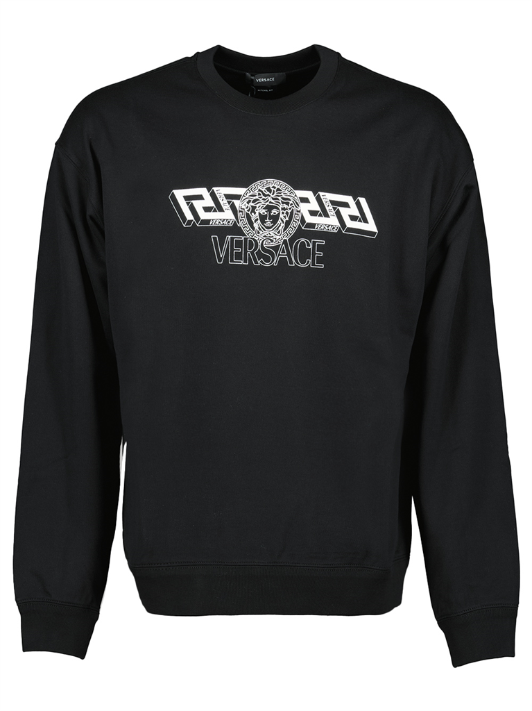 Sudaderas Sweatshirt Medusa Greca Versace Negro Homme