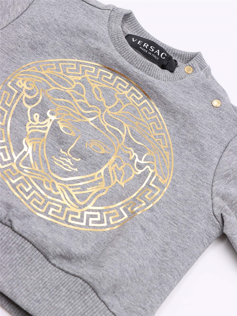 Abbigliamento Sweatshirt Medusa Versace Grigio Bambini