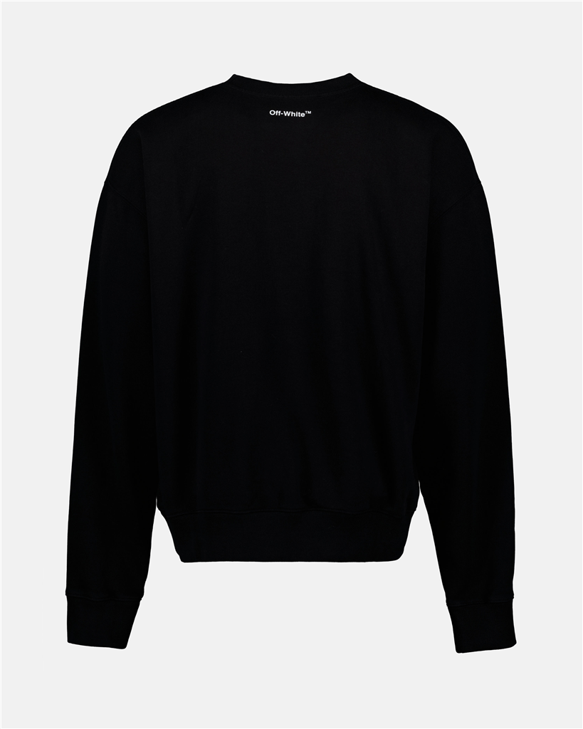 スウェットシャツ モナリザ スウェットシャツ Off-White 黒 男