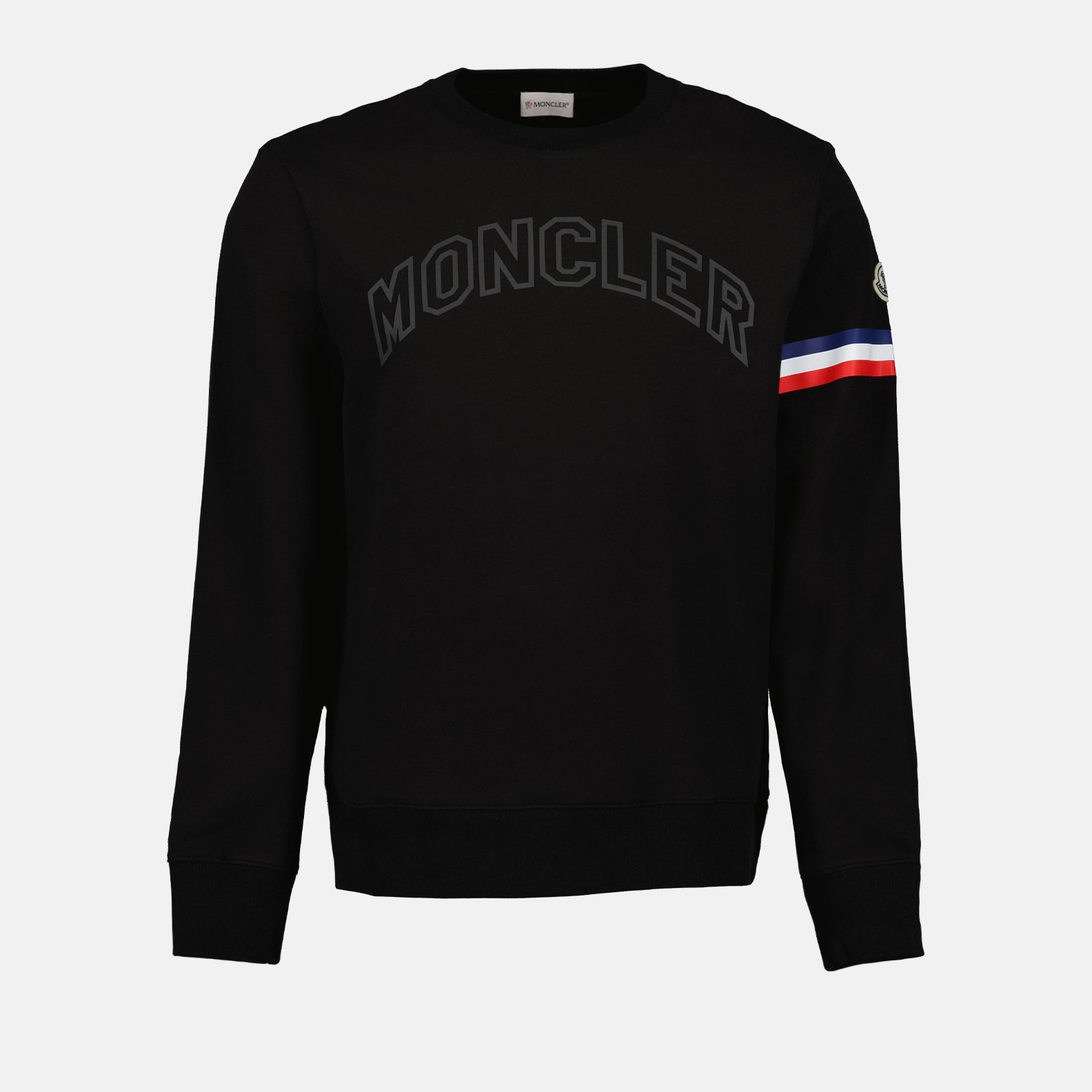 Sweatshirt à logo et liseré