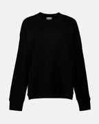 Sweatshirts Metallic Logo Sweatshirt Moncler Schwarz Damen