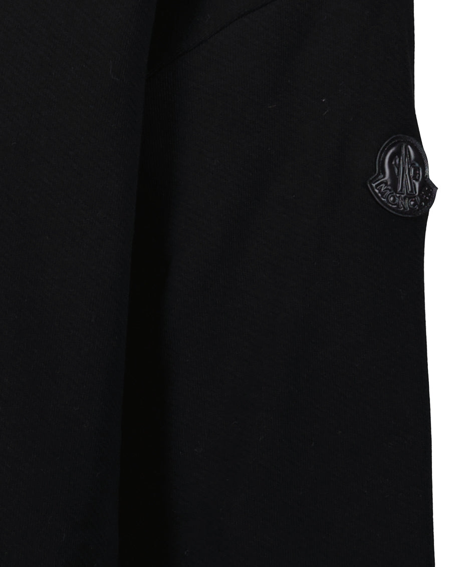 Sweatshirts Metallic Logo Sweatshirt Moncler Schwarz Damen