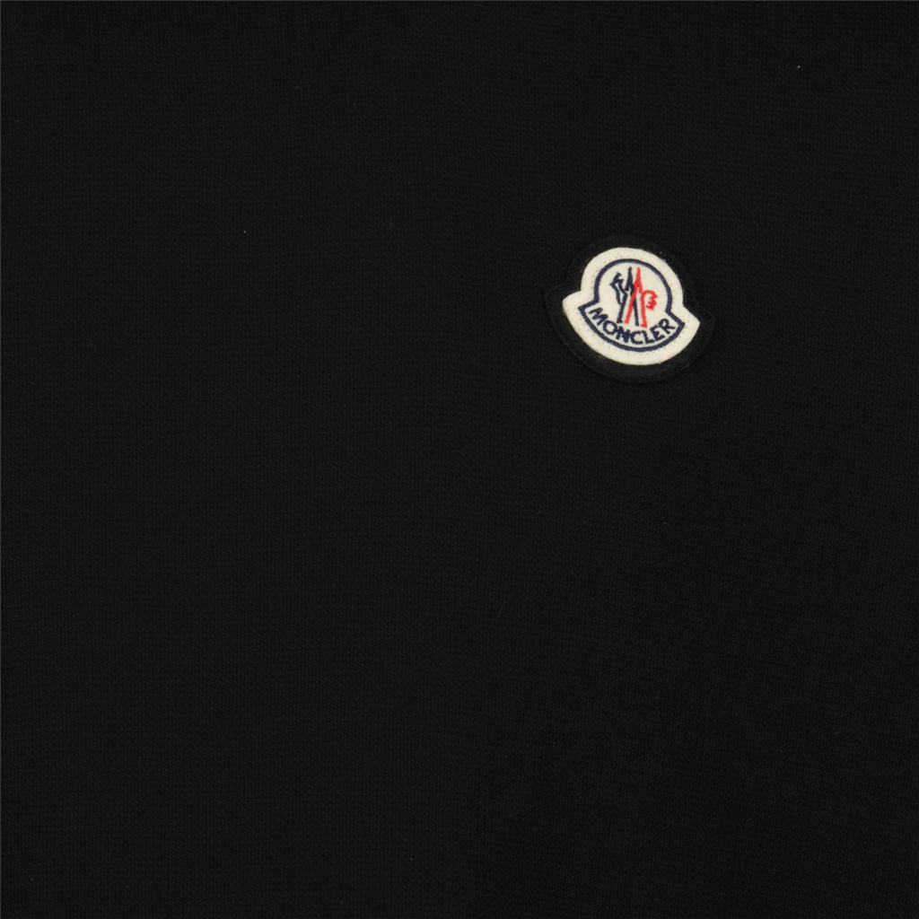 T-shirt Sweatshirt à logo Moncler Nero Homme