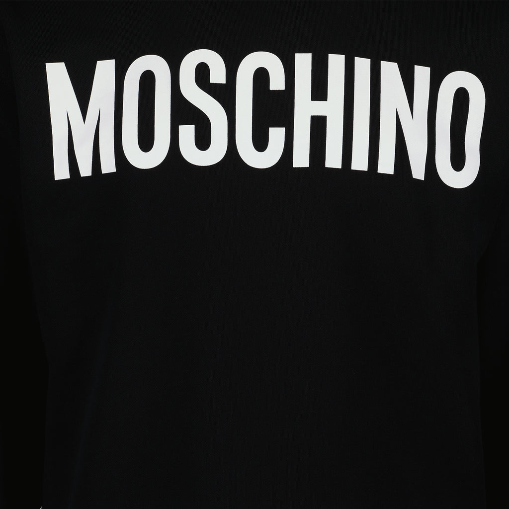 Sweatshirts Sweatshirt à logo Moschino Schwarz Homme