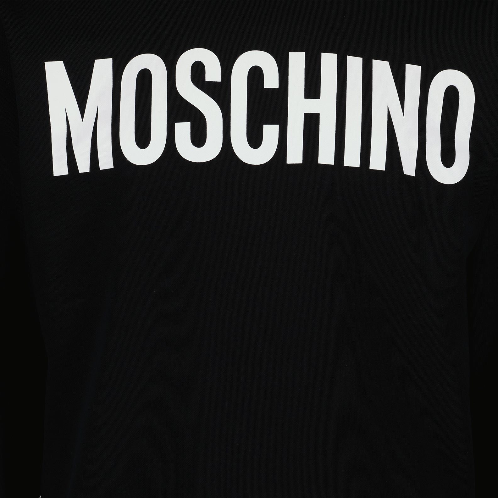 Sweatshirts Sweatshirt à logo Moschino Schwarz Homme