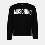 Sweatshirts Sweatshirt à logo Moschino Schwarz Homme