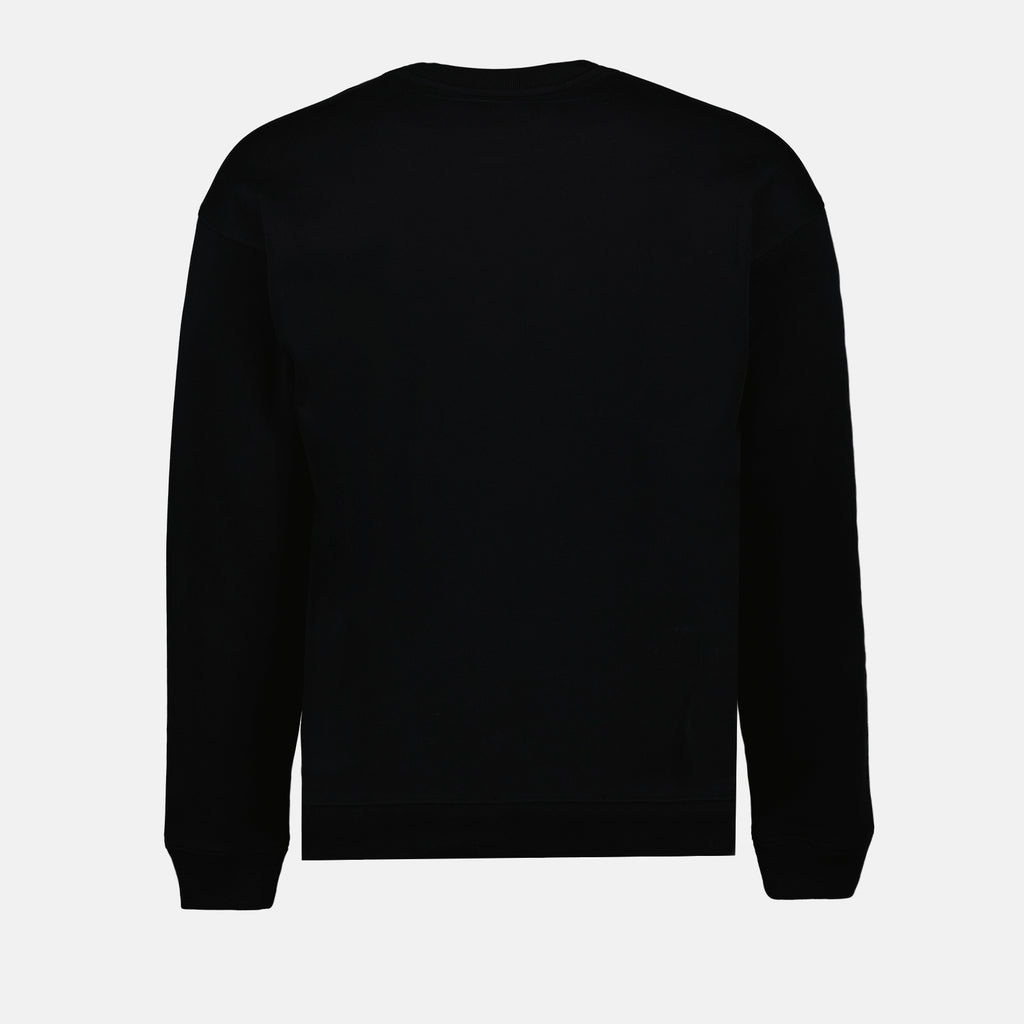Sweatshirts Sweatshirt à logo Moschino Schwarz Homme