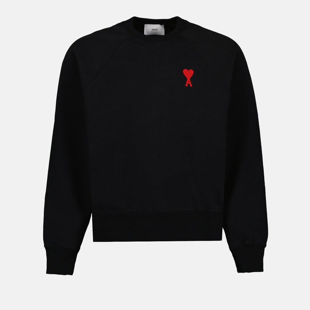 스웨트셔츠 Sweatshirt Ami de Coeur Ami PARIS 검은색 남여공용