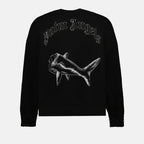스웨트셔츠 Sweatshirt Broken Shark Palm Angels 검은색 Homme