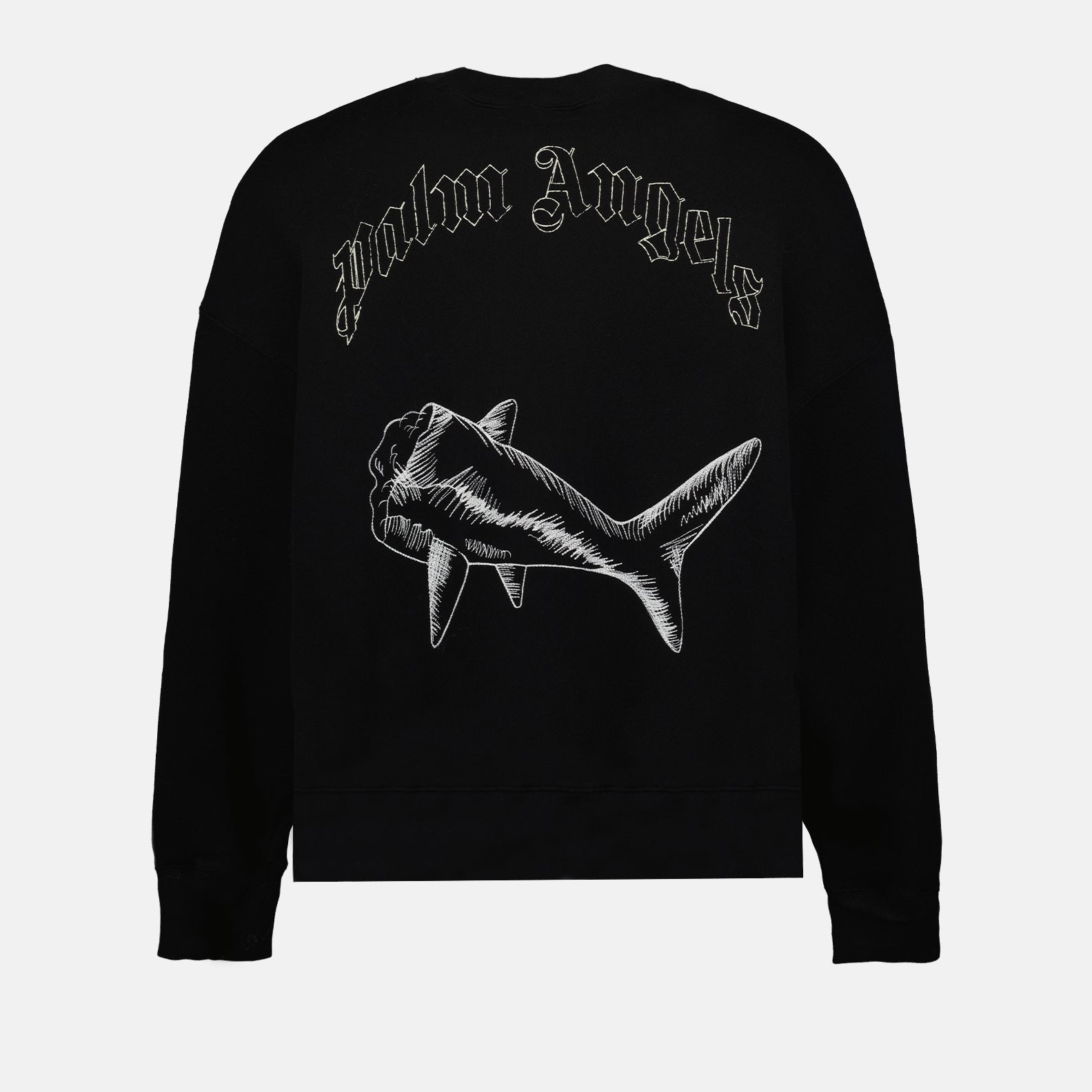 스웨트셔츠 Sweatshirt Broken Shark Palm Angels 검은색 Homme