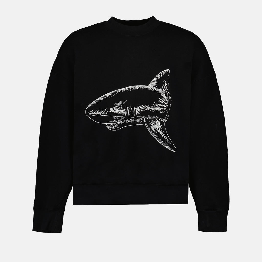 스웨트셔츠 Sweatshirt Broken Shark Palm Angels 검은색 Homme