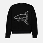 스웨트셔츠 Sweatshirt Broken Shark Palm Angels 검은색 Homme