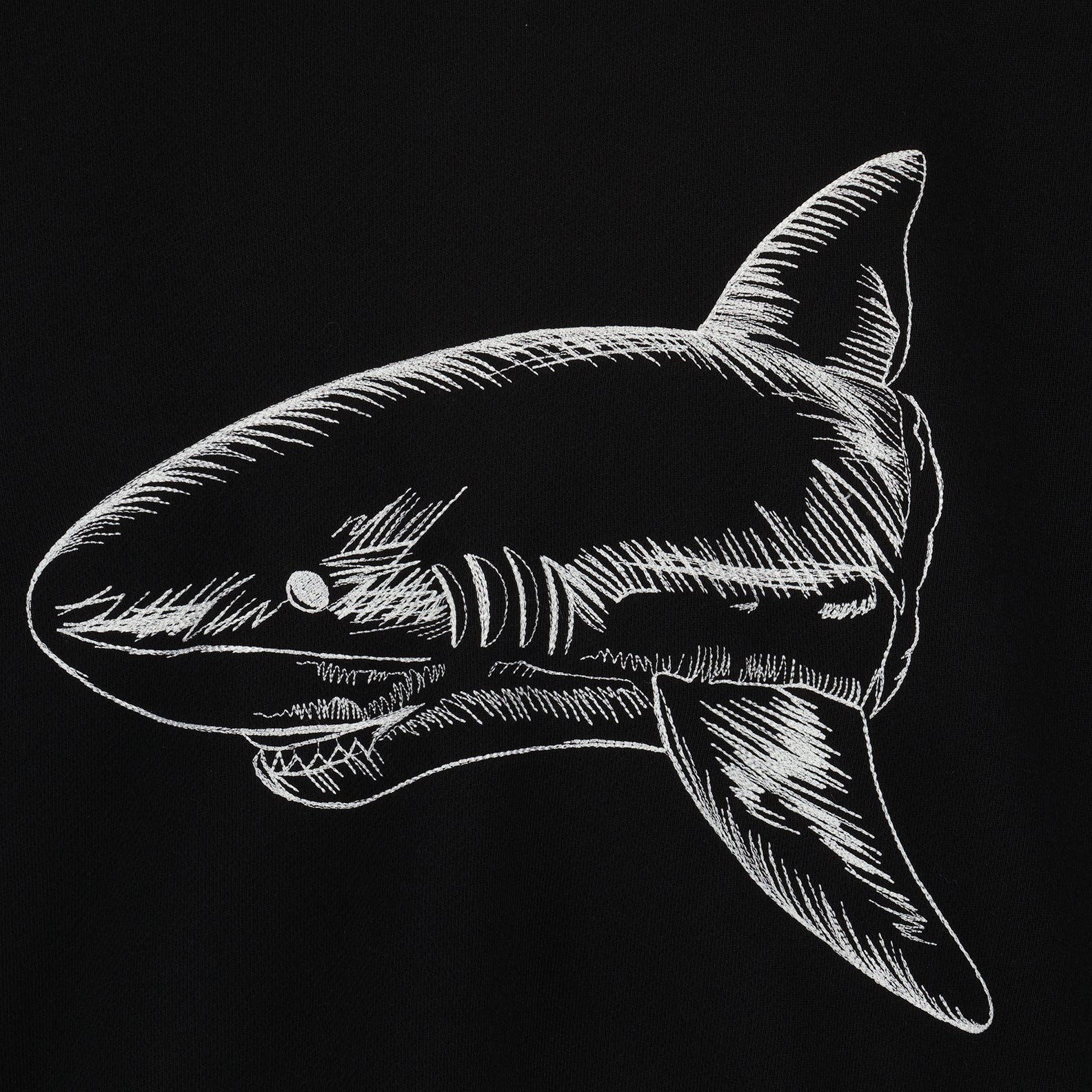 스웨트셔츠 Sweatshirt Broken Shark Palm Angels 검은색 Homme