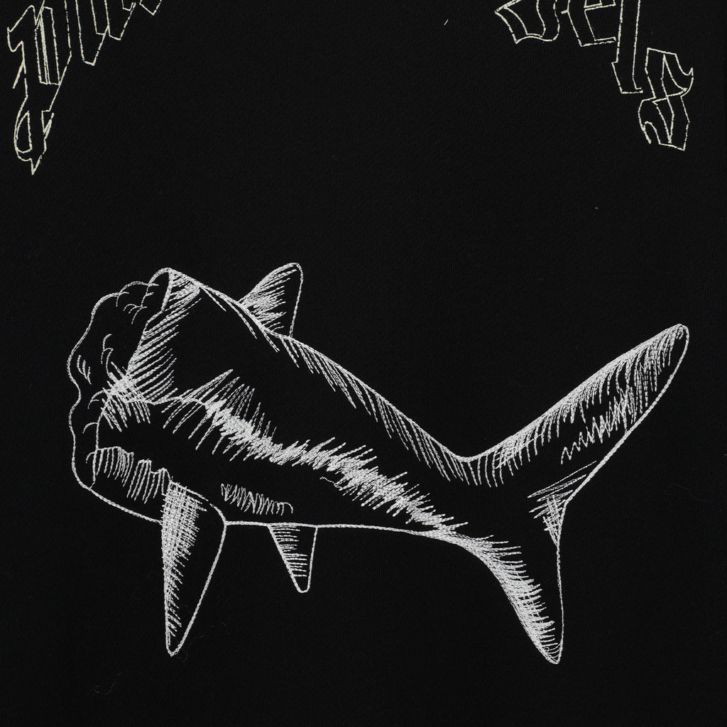 스웨트셔츠 Sweatshirt Broken Shark Palm Angels 검은색 Homme