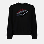 Felpe Sweatshirt FF 3D Fendi Nero Homme