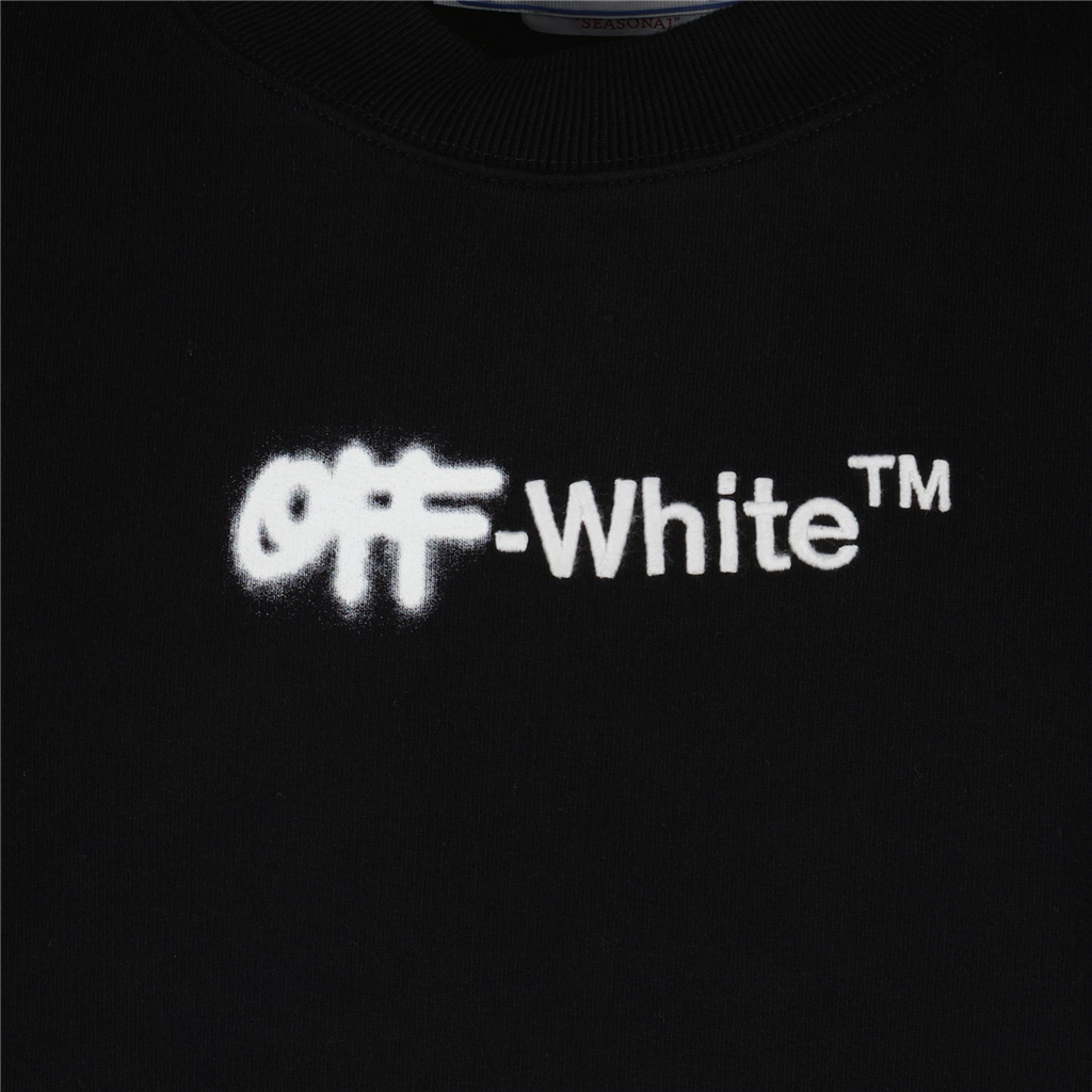Sudaderas Sweatshirt Off Spray Off-White Negro Homme