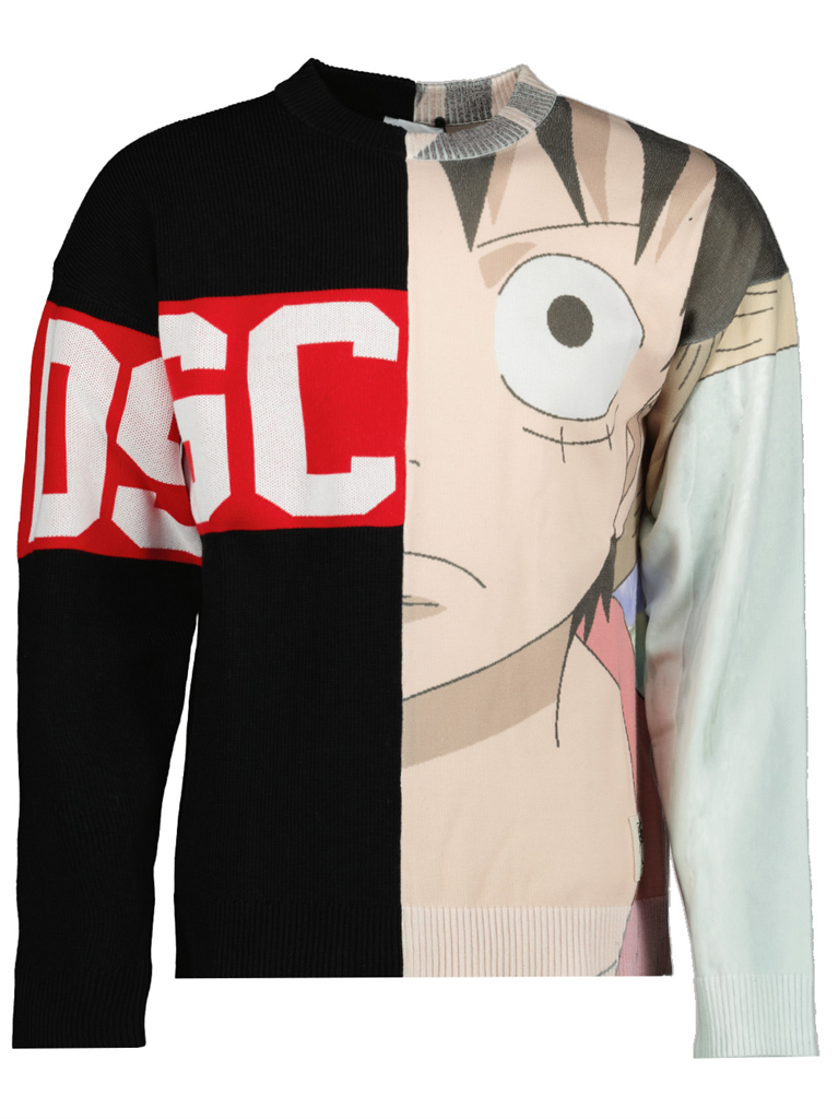 Sweatshirts Sweatshirt One Piece Luffy GCDS Mehrfarbig Homme
