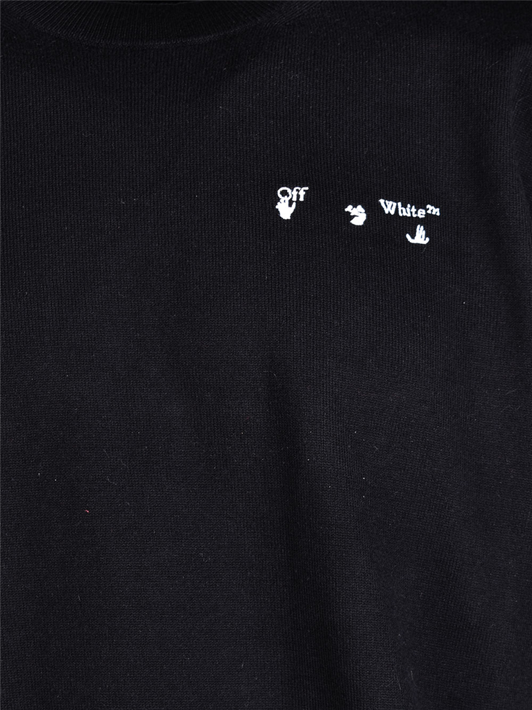 니트웨어 Sweatshirt OW logo Off-White 검은색 Homme
