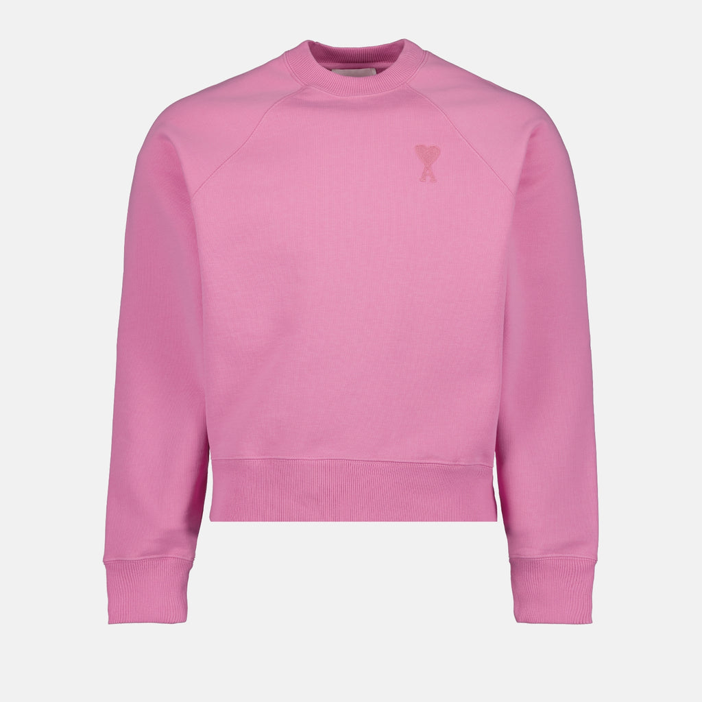 Sweatshirts Heart Friend Sweatshirt Ami PARIS Pink Unisex