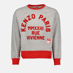 Moletons Sweatshirt Rue Vivienne Kenzo Cinza Homme