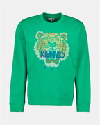 Moletons Sweatshirt Tiger Kenzo Verde Homme