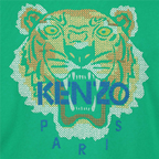 Moletons Sweatshirt Tiger Kenzo Verde Homme