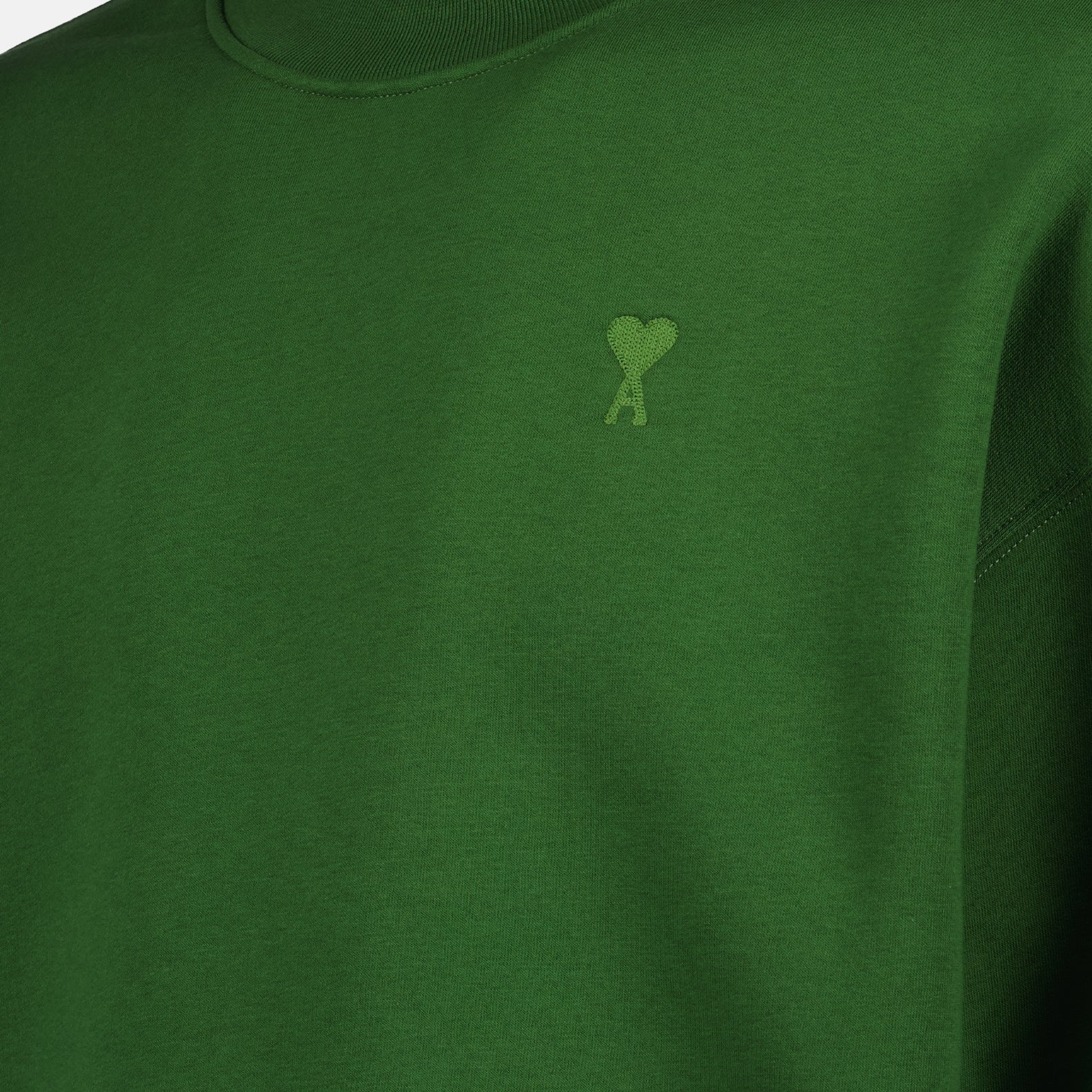 Felpe Sweatshirt Ami de Coeur Ami PARIS Verde Unisex