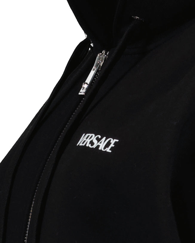 Sweatshirts Sweatshirt zippé Versace Schwarz Homme