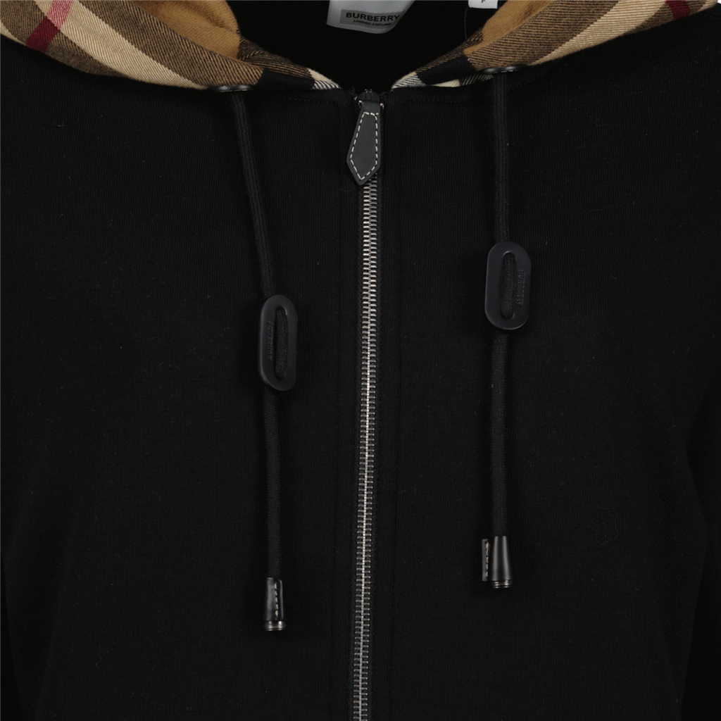 Sweatshirts Sweatshirt zippé Burberry Noir Femme