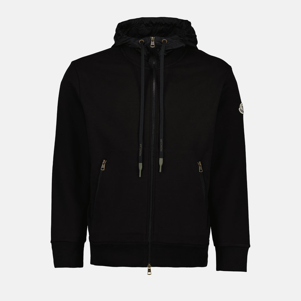 스웨트셔츠 Sweatshirt zippé Moncler 검은색 Homme