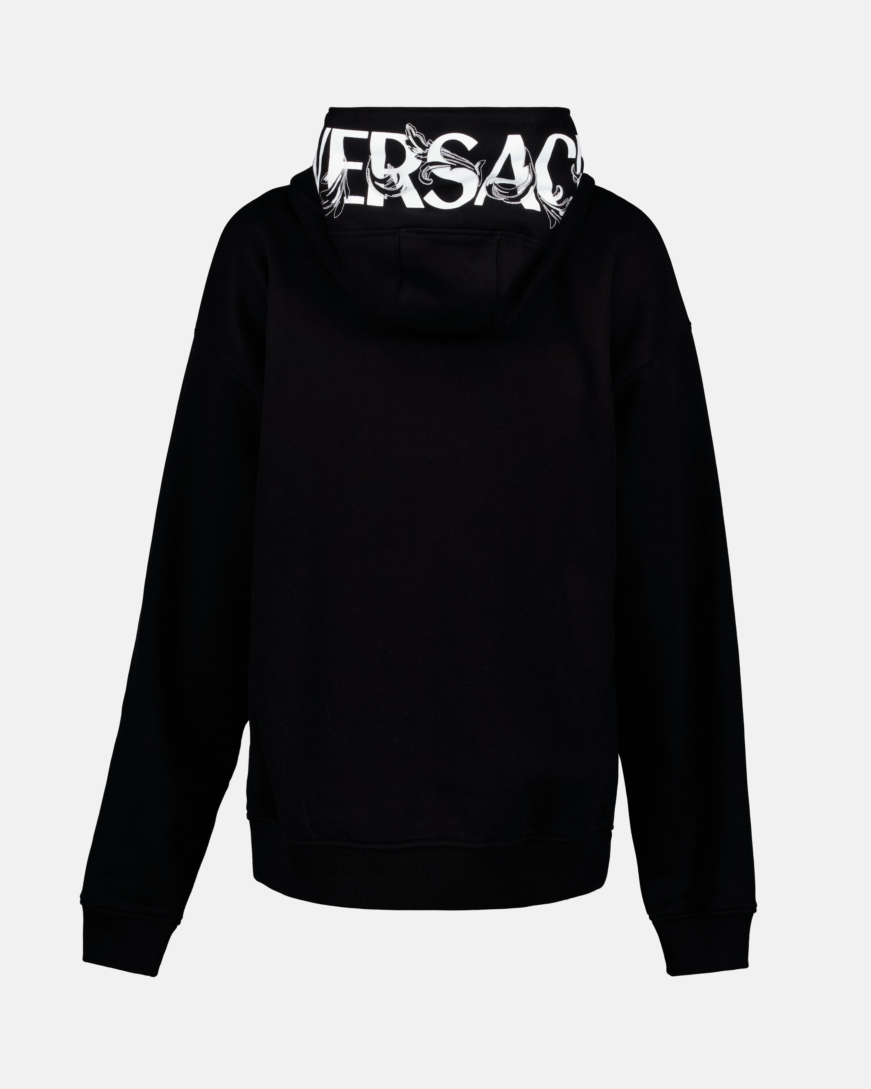 Sweatshirts Sweatshirt zippé Versace Schwarz Homme