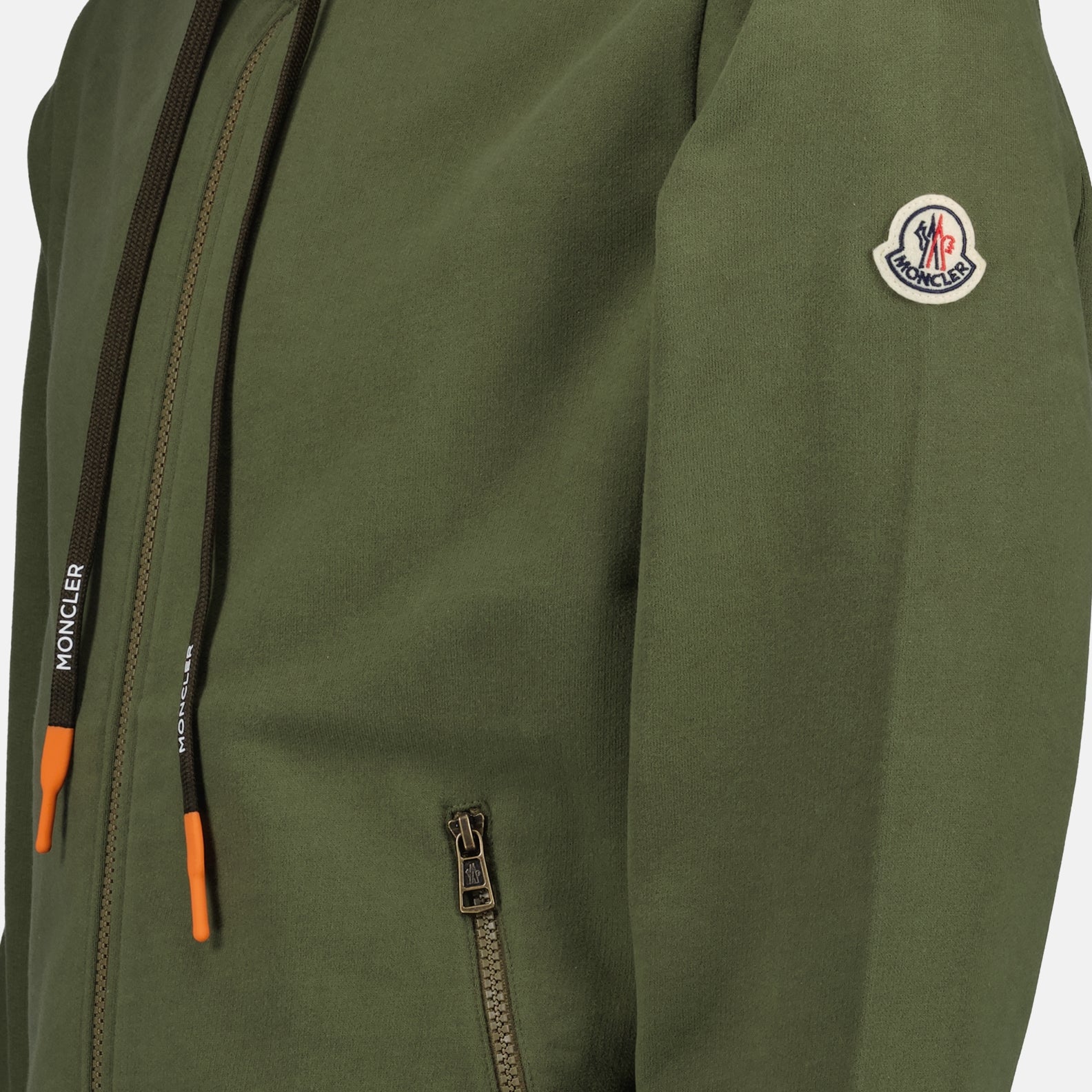 스웨트셔츠 Sweatshirt zippé Moncler 녹색 Homme