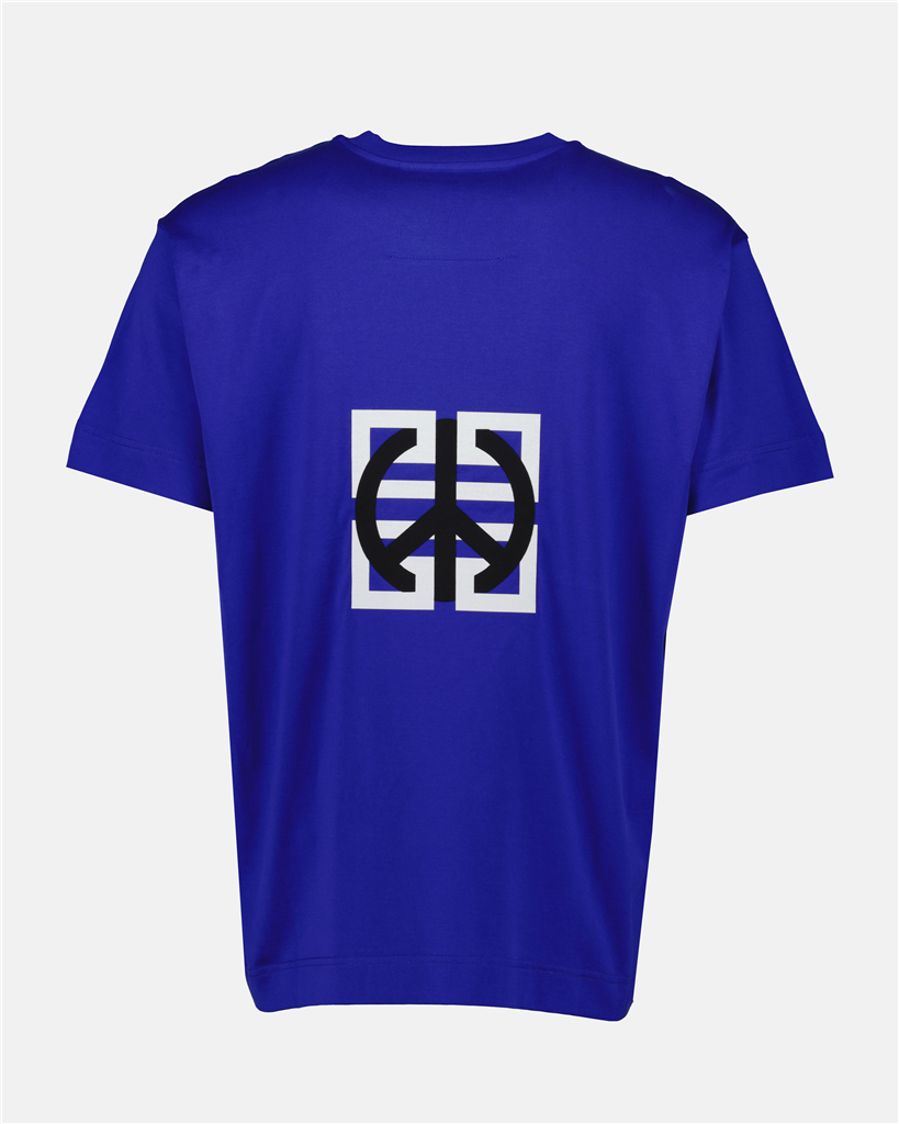 Camisetas T-shirt 4G Peace Givenchy Azul Homme