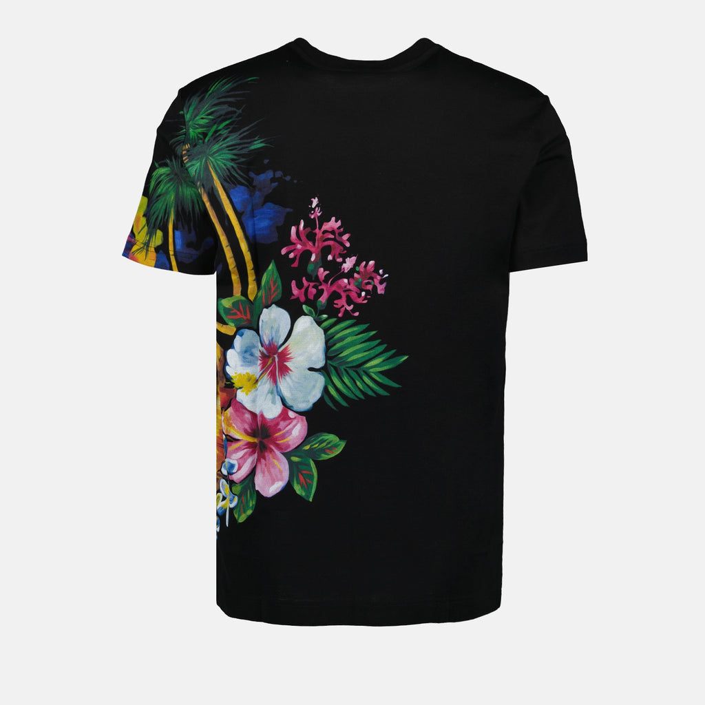 T-Shirts T-shirt à fleurs Dolce & Gabbana Blau Homme