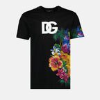 T-Shirts T-shirt à fleurs Dolce & Gabbana Blau Homme