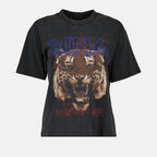 T-shirt T-shirt imprimé Tigre Anine Bing Grigio Femme