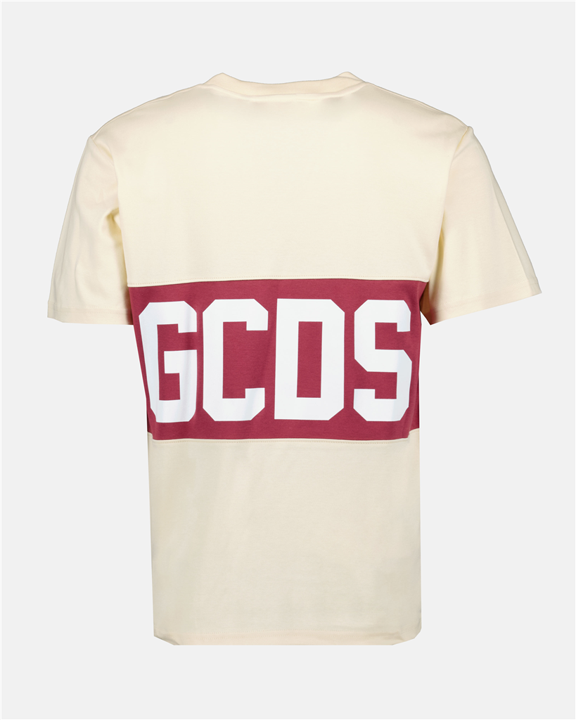 T-shirts Band logo T-shirt GCDS Beige Man