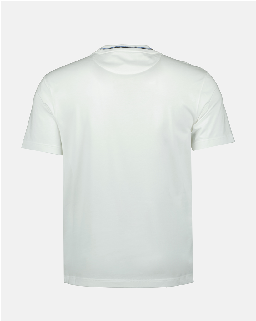 T-Shirts T-shirt à logo Prada Weiß Homme