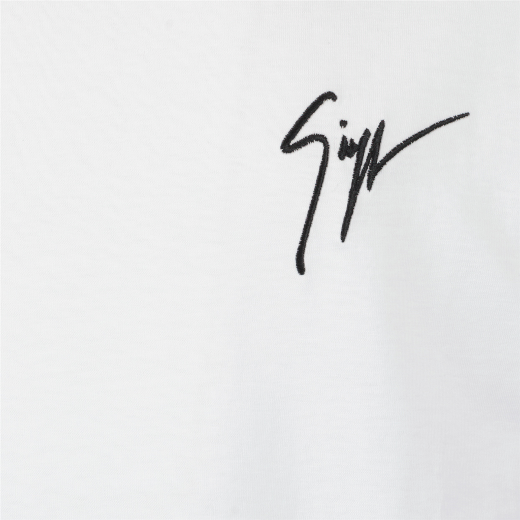 T-shirts T-shirt à logo Giuseppe Zanotti Blanc Homme