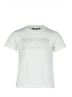 Vestuário T-shirt à logo Versace Branco Crianças