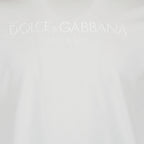 T-shirts T-shirt à logo Dolce & Gabbana Blanc Homme