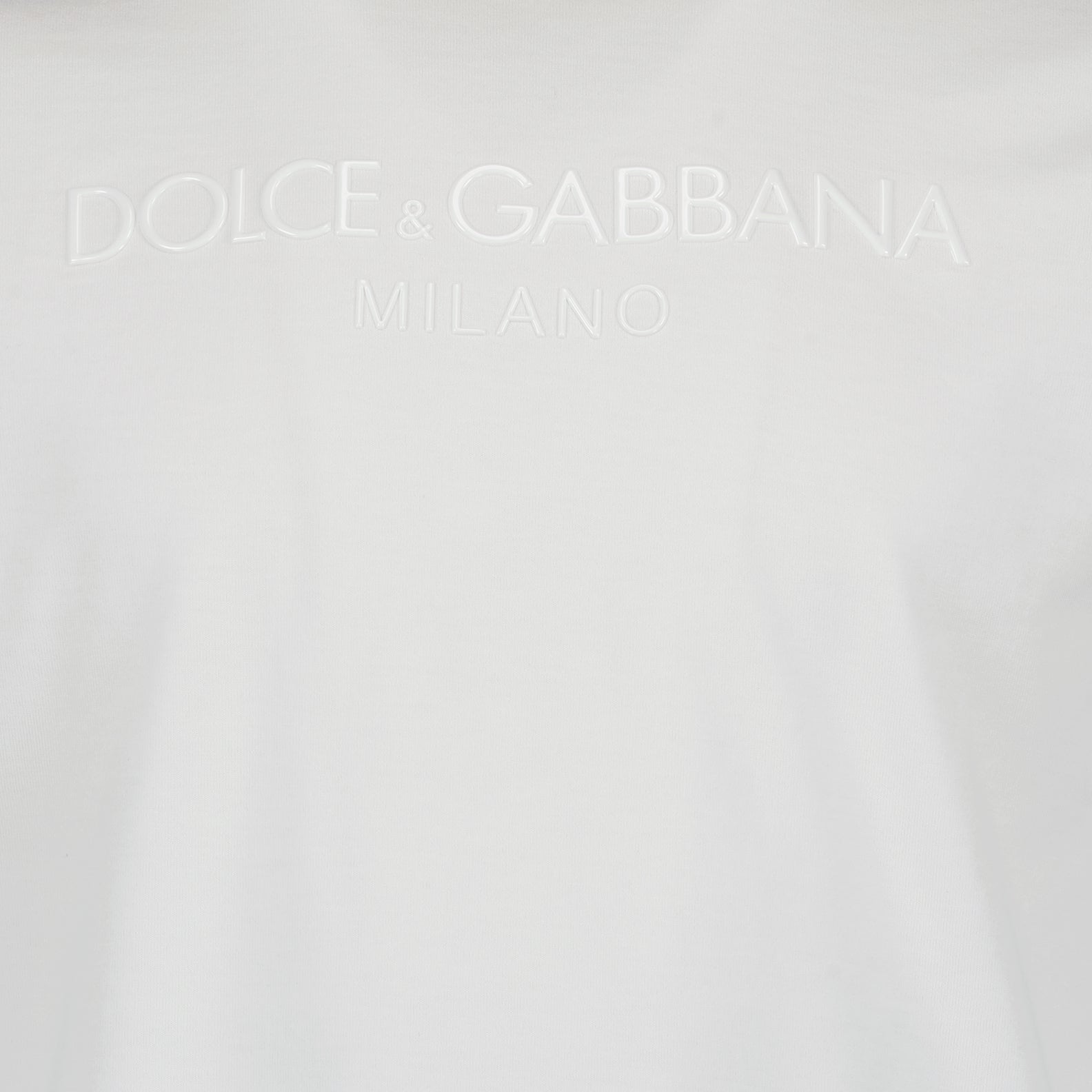 T-shirts T-shirt à logo Dolce & Gabbana Blanc Homme