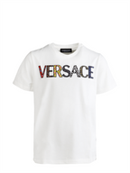 Vestuário T-shirt à logo Versace Branco Crianças