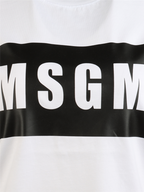 T-shirts T-shirt à logo MSGM Blanc Femme
