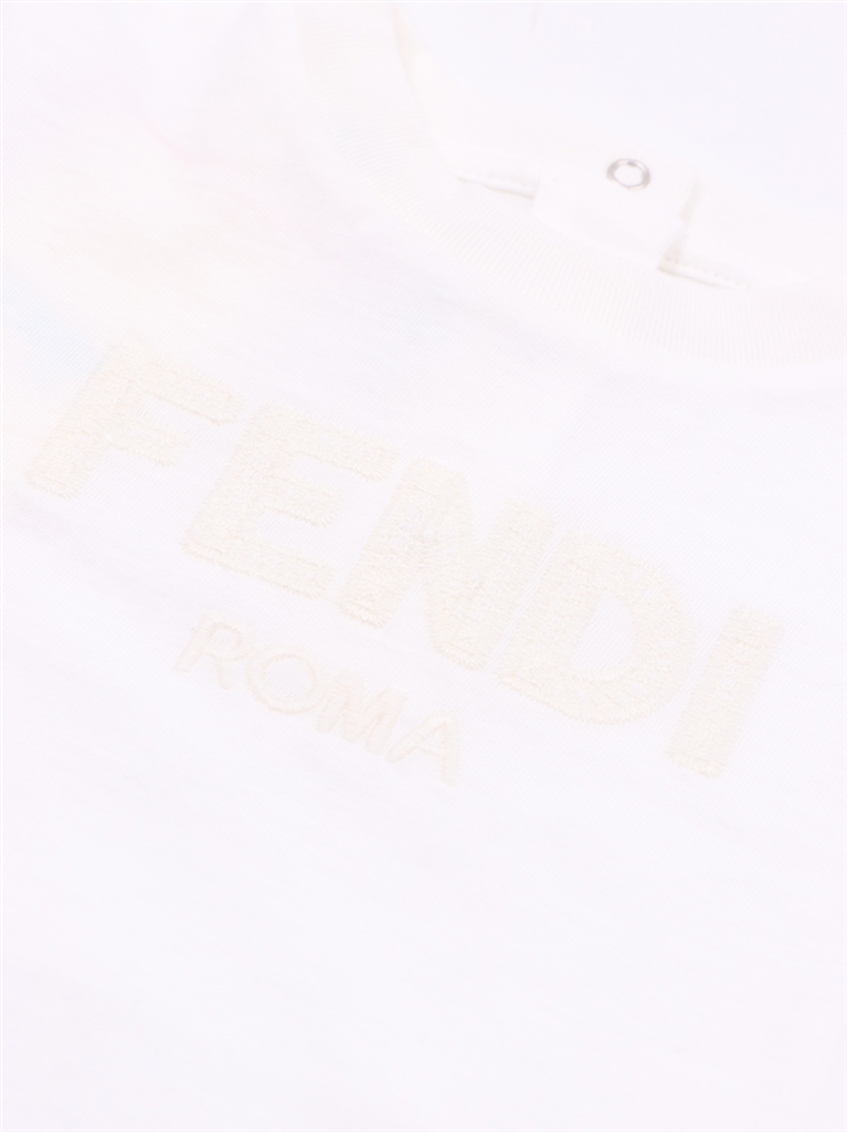 Bekleidung T-Shirt Fendi Roma Fendi Weiß Kinder