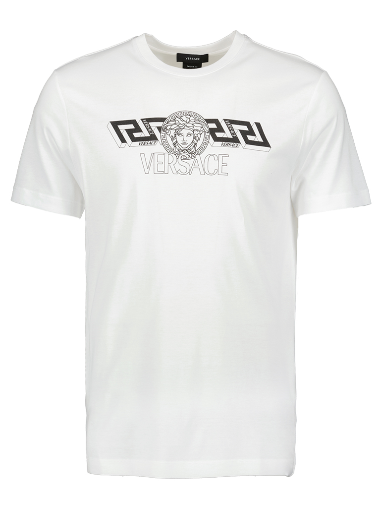 Camisetas T-shirt à logo Versace Branco Homme